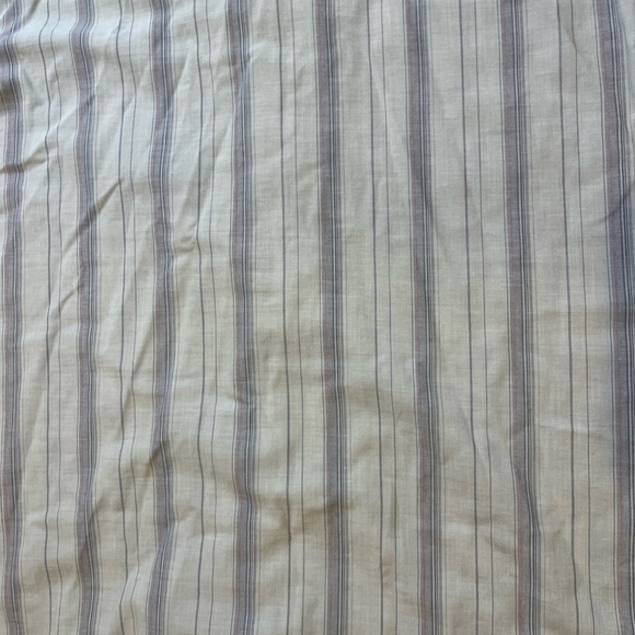 Vintage 60s Triumph of CA Men Button Up Shadow Stripe Shirt Double Pocket L Mod - Picture 8 of 9